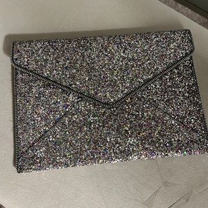 Rebecca Minkoff - Glitter Leo Envelope Clutch